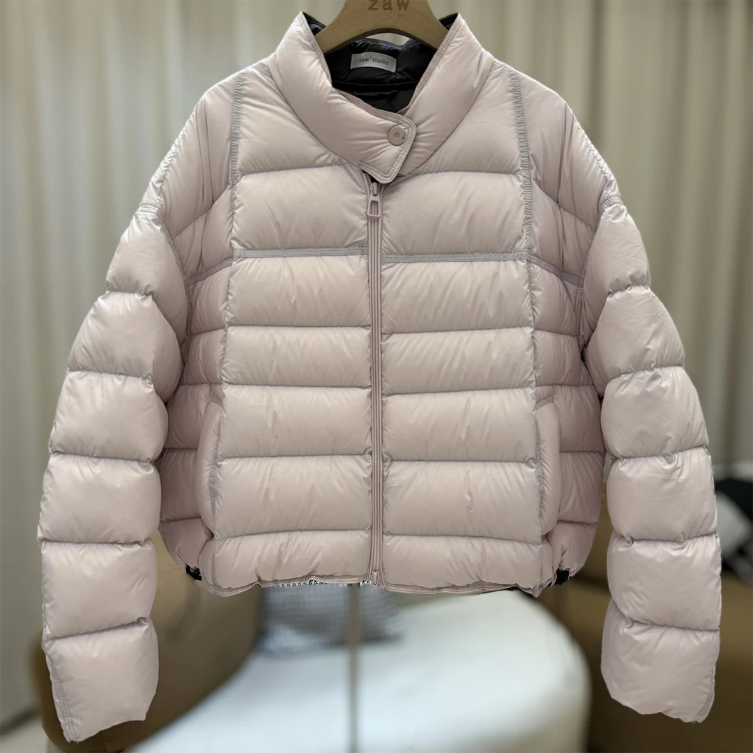 zaw大码女装2025新款羽绒服冬季宽松显瘦胖mm短款外套25482