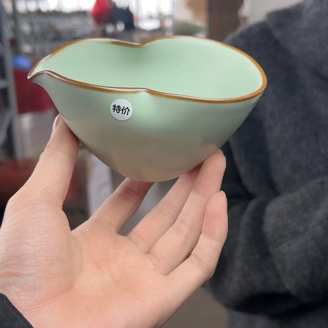 龙泉云间青瓷小米茶器