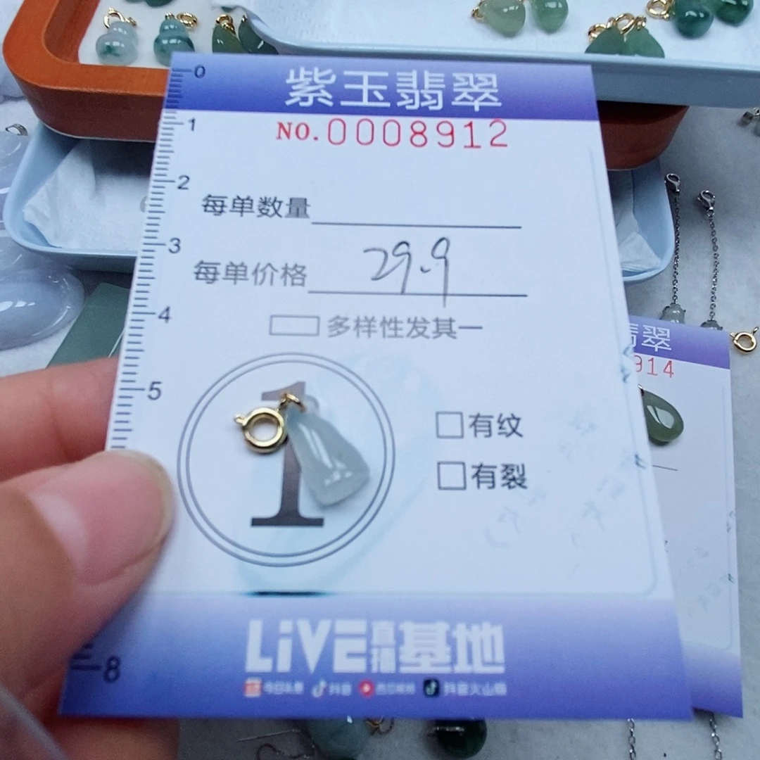 颈饰未镶嵌翡翠冬*冰透莲蓬