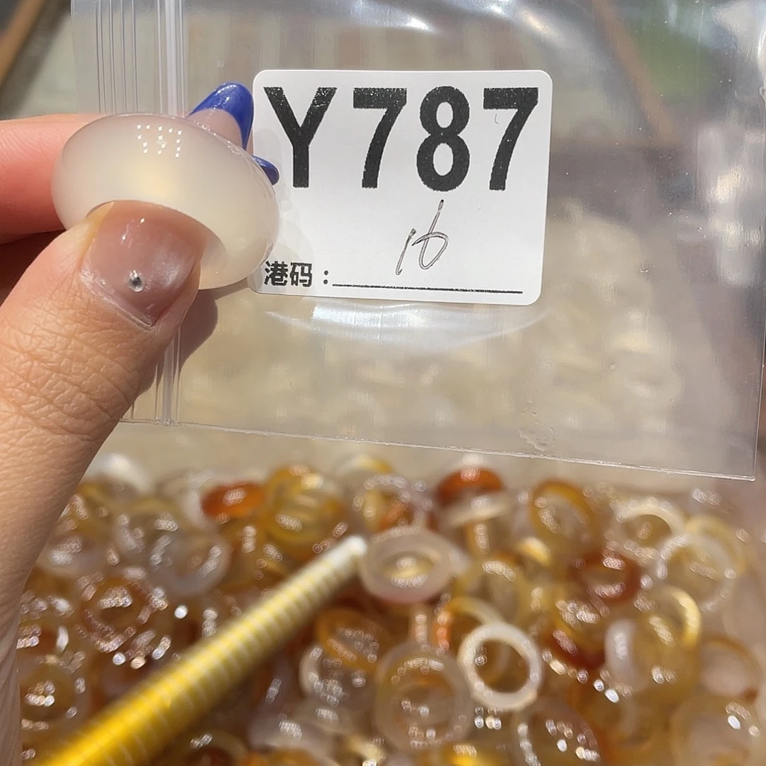 玛瑙/玉髓未镶嵌戒指787