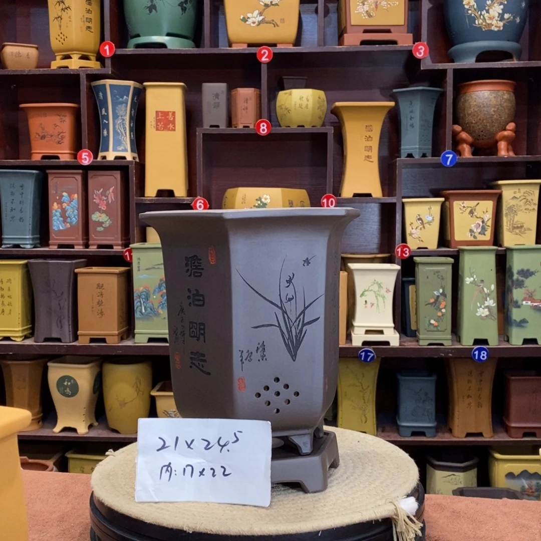 紫砂花盆紫砂艺术