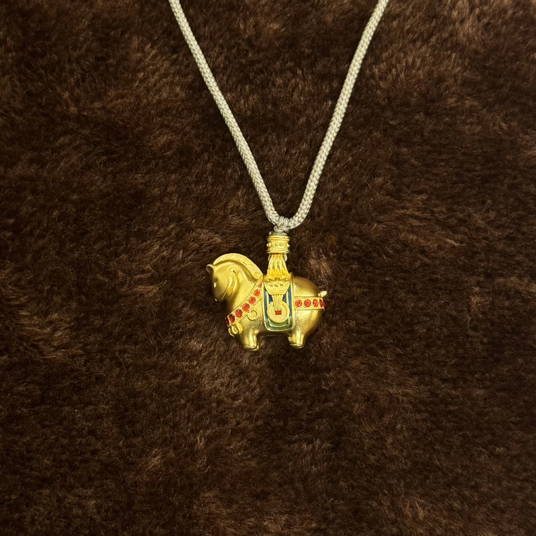 【古法黄金】足金999挂坠项链按克计价新年送礼物