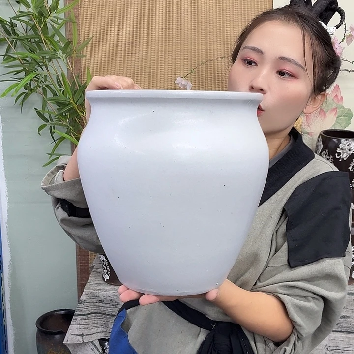 24-27 -粗陶花盆有孔