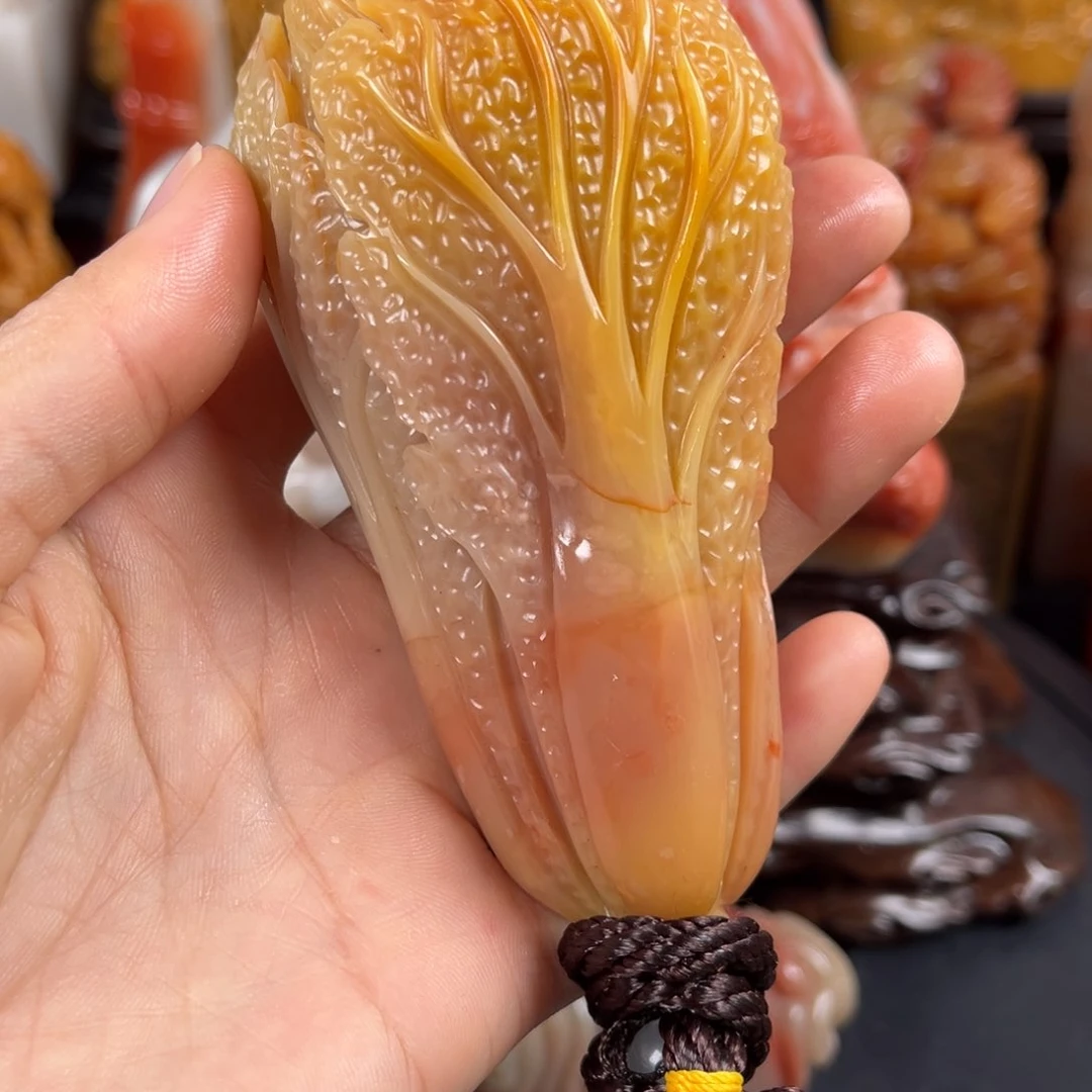 寿山石寿山石手把件