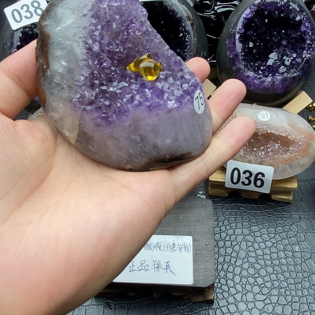 未镶嵌大型摆件（非配饰）紫晶