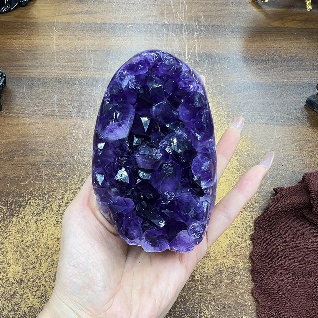 紫晶摆件未镶嵌晶体