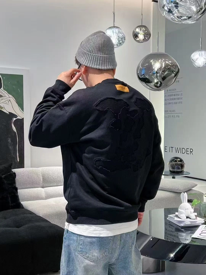 【ZUOZUO】秋冬季新款个性贴布绣男士卫衣