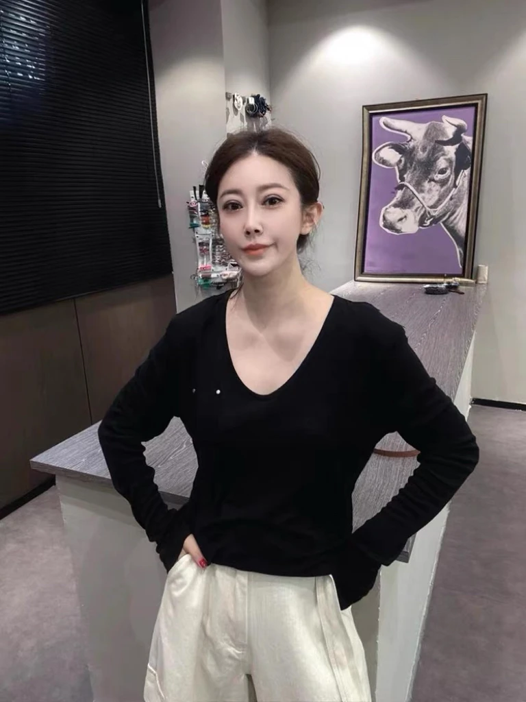 23.简约T恤衫2568款衣长约62