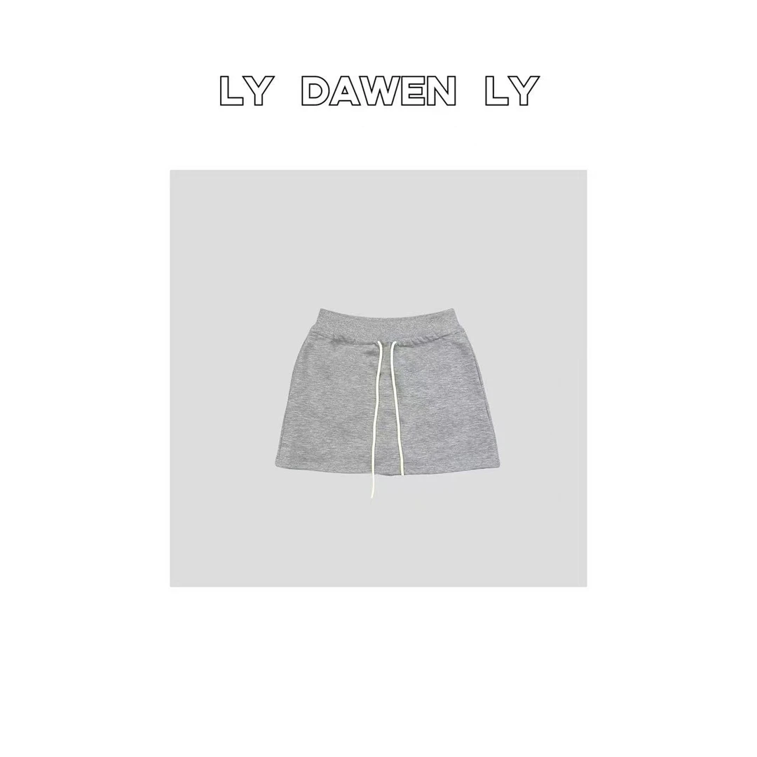 DAWEN  | 灰色 |  甜辣风防走光运动显瘦休闲半身裙  M328#