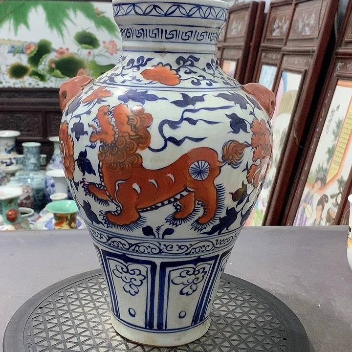 摆件陶博古架陶瓷摆件