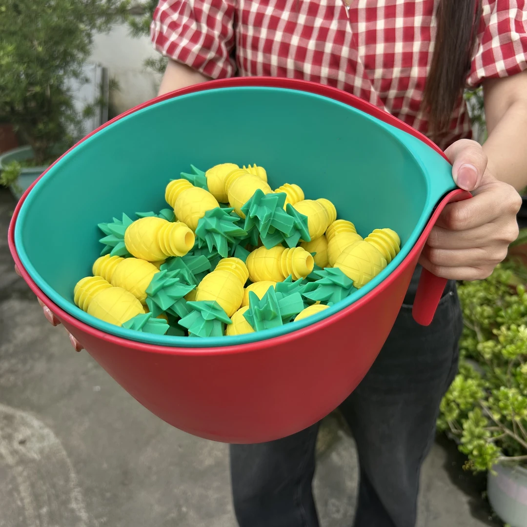 【直播】撞色洗菜篮沥水篮2件套