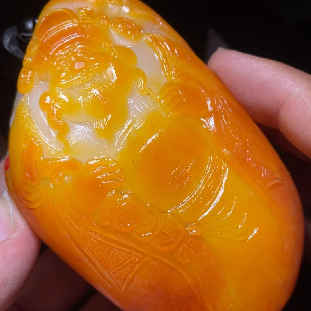 和田玉未镶嵌颈饰d2