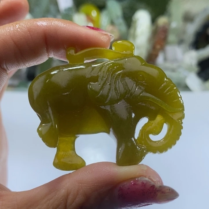 岫玉未镶嵌岫玉吊坠