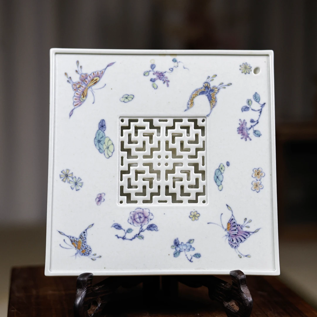 【纳兰】蝶恋花-霖溪山房-储水壶承-直径15.8CM（霖溪0149）