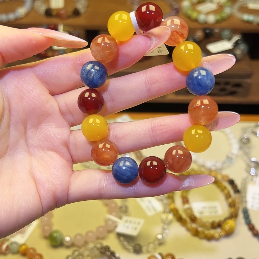 手串水晶银S925镀金镶嵌白雪公主1540