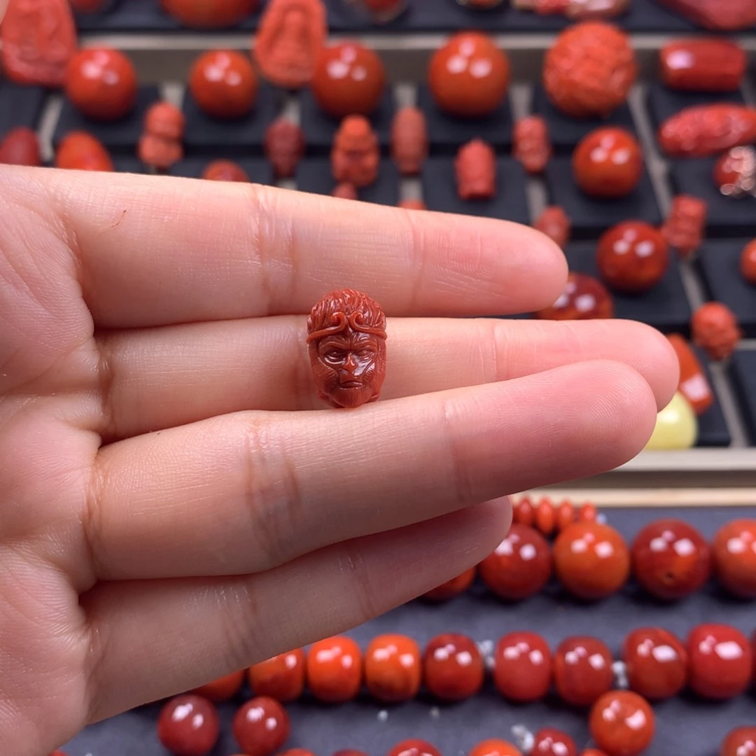 f***e南红玛瑙未镶嵌大圣9.9MM