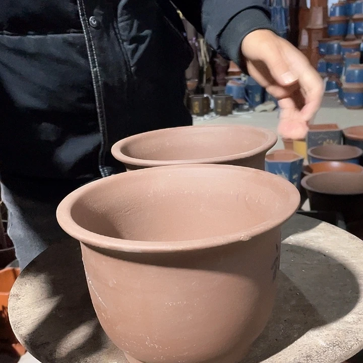 紫砂平角21+21花盆