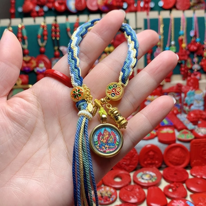 天然辰砂工艺品朱砂手绳