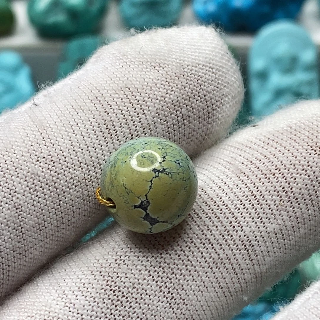 绿松石未镶嵌天然原矿 地大质检