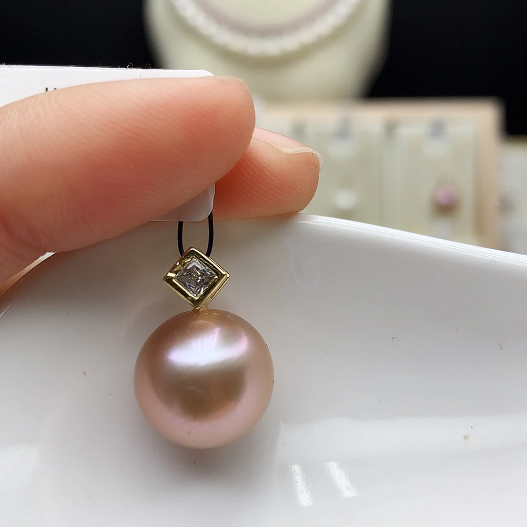 淡水珍珠颈饰合金