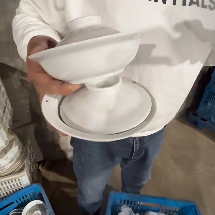 瓷片景德镇陶瓷和和器2只