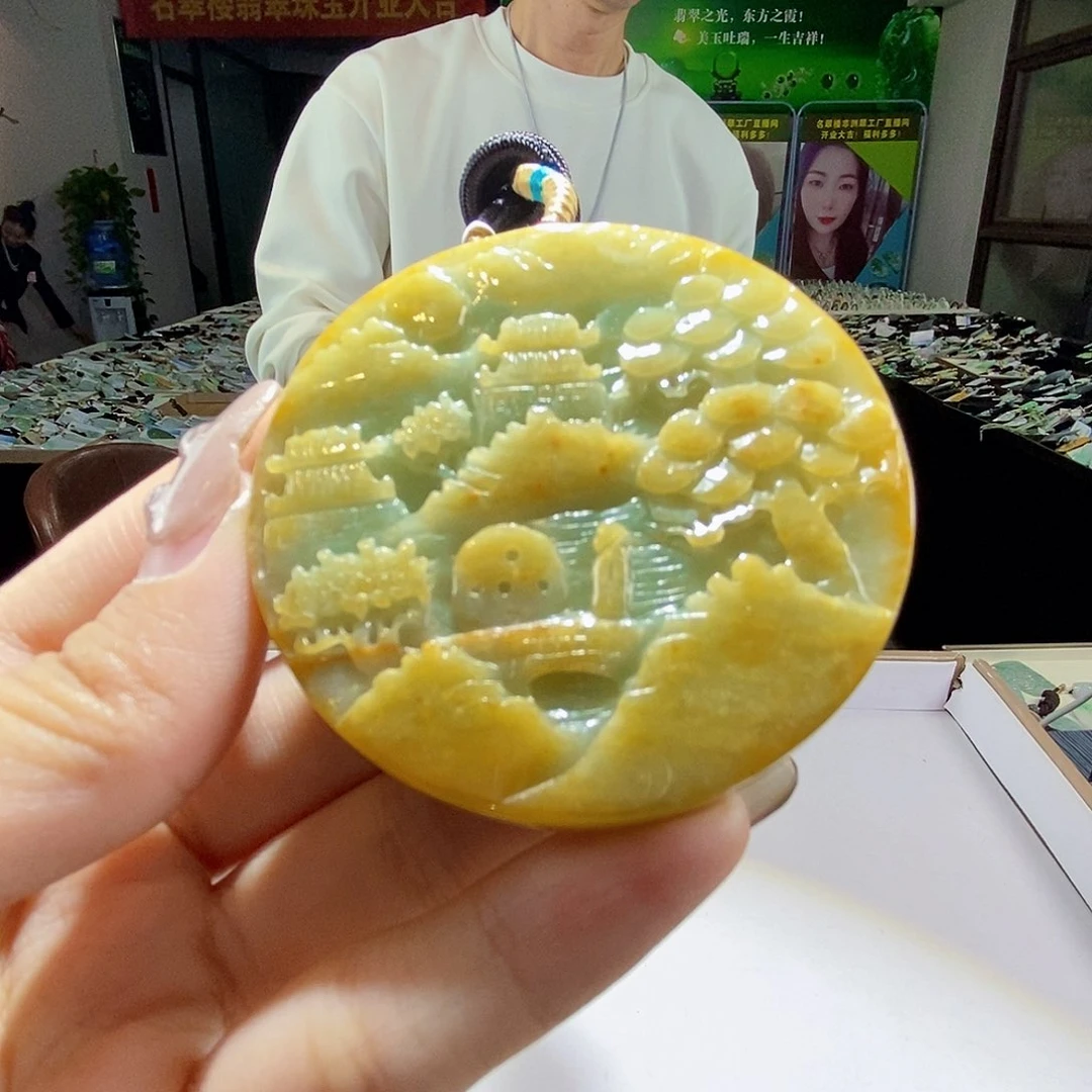 颈饰未镶嵌翡翠翡翠
