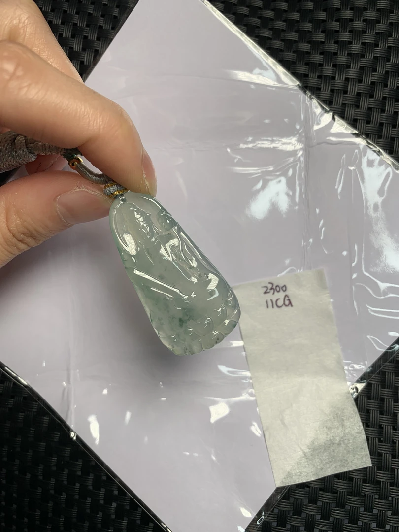 天然缅甸翡翠A货 11CG