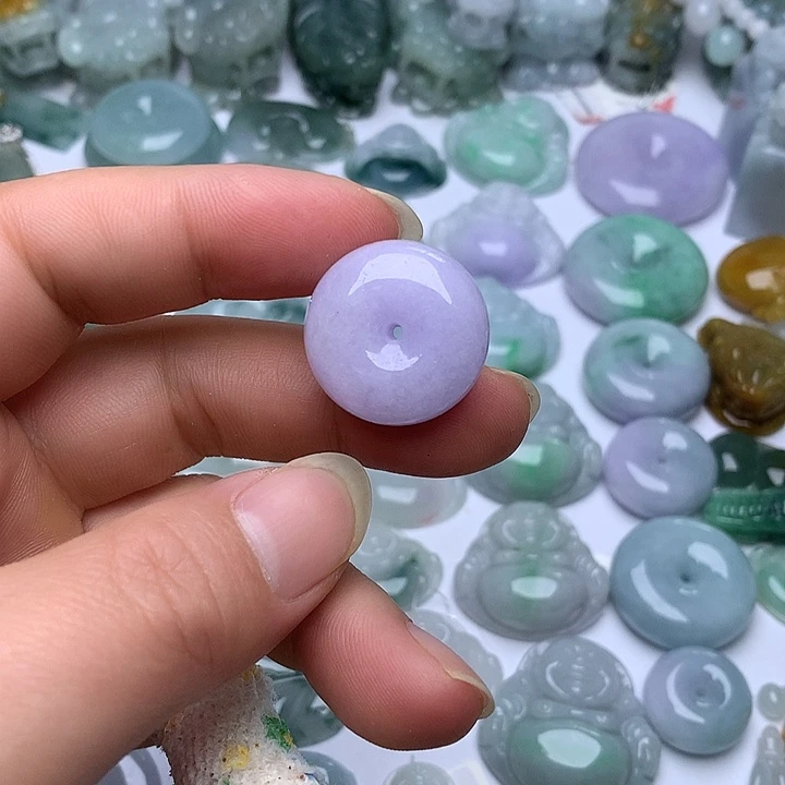 翡翠未镶嵌颈饰天然翡翠