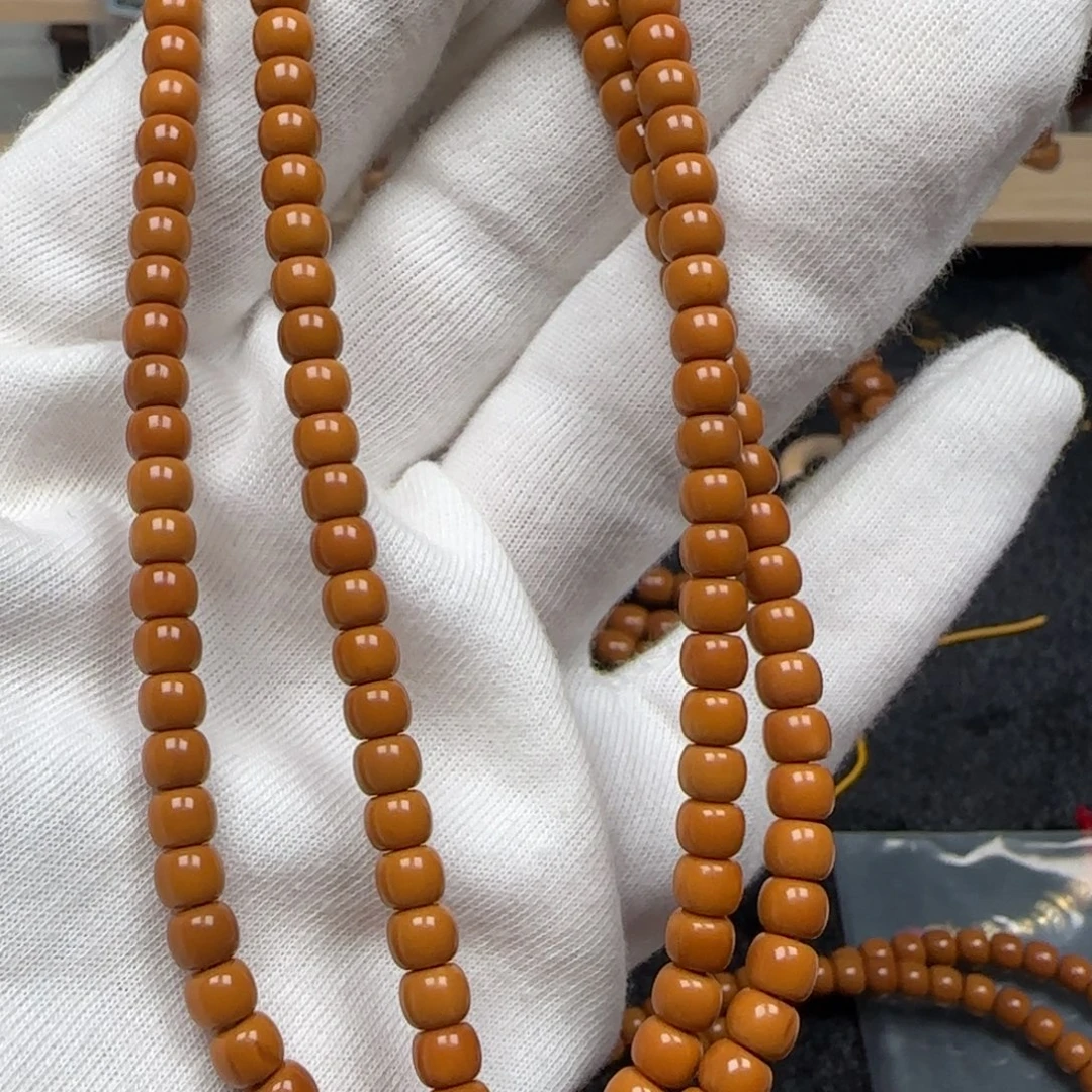 橄榄核手串老挝长串极限弧5.2mm