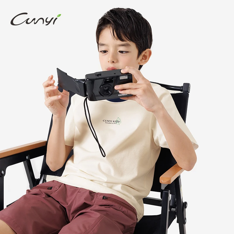 纯一良品童装儿童凉感短袖T恤夏季中大童休闲透气圆领上衣Z