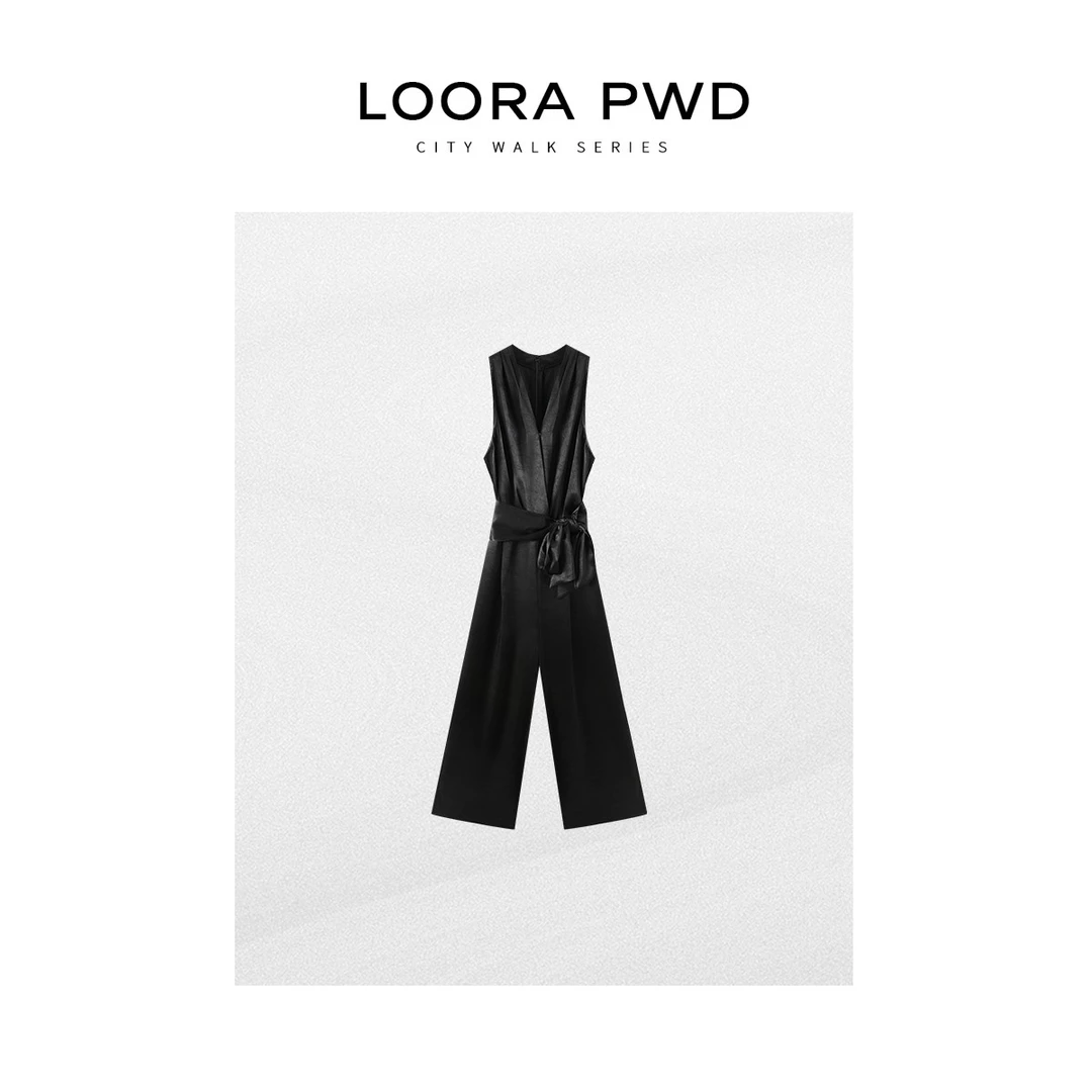 LOORAPWD/罗拉密码 凉感缎面连体裤25CJBE0004N