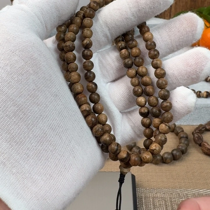 沉香手串惠安土沉多圈沉香手串0.6规格13.3克