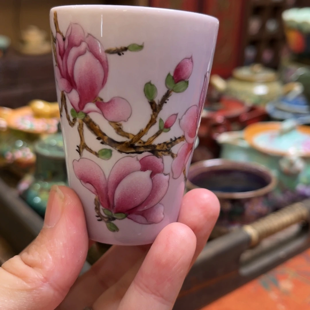 柴烧手工手绘陶瓷