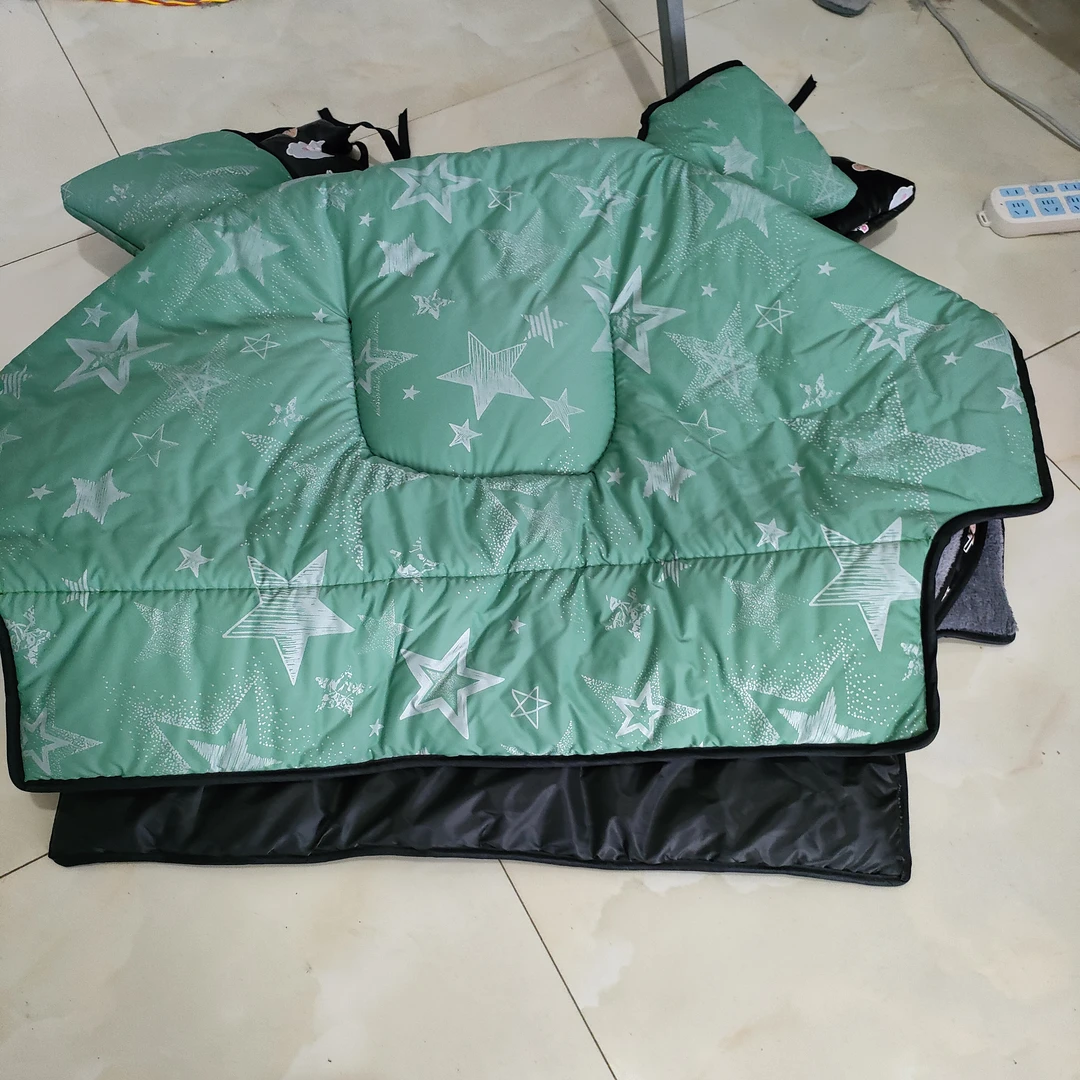 冬季电动车挡风被加绒加厚防水全包围？式侧翼加宽防寒保暖