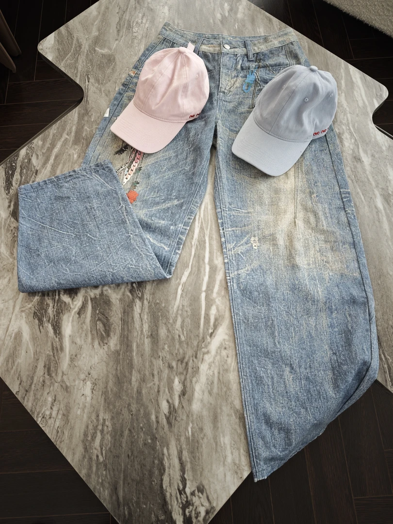 （直播）BETTERJOELAY -【AC裤王】百搭时尚甜美休闲直筒牛仔裤JG9518