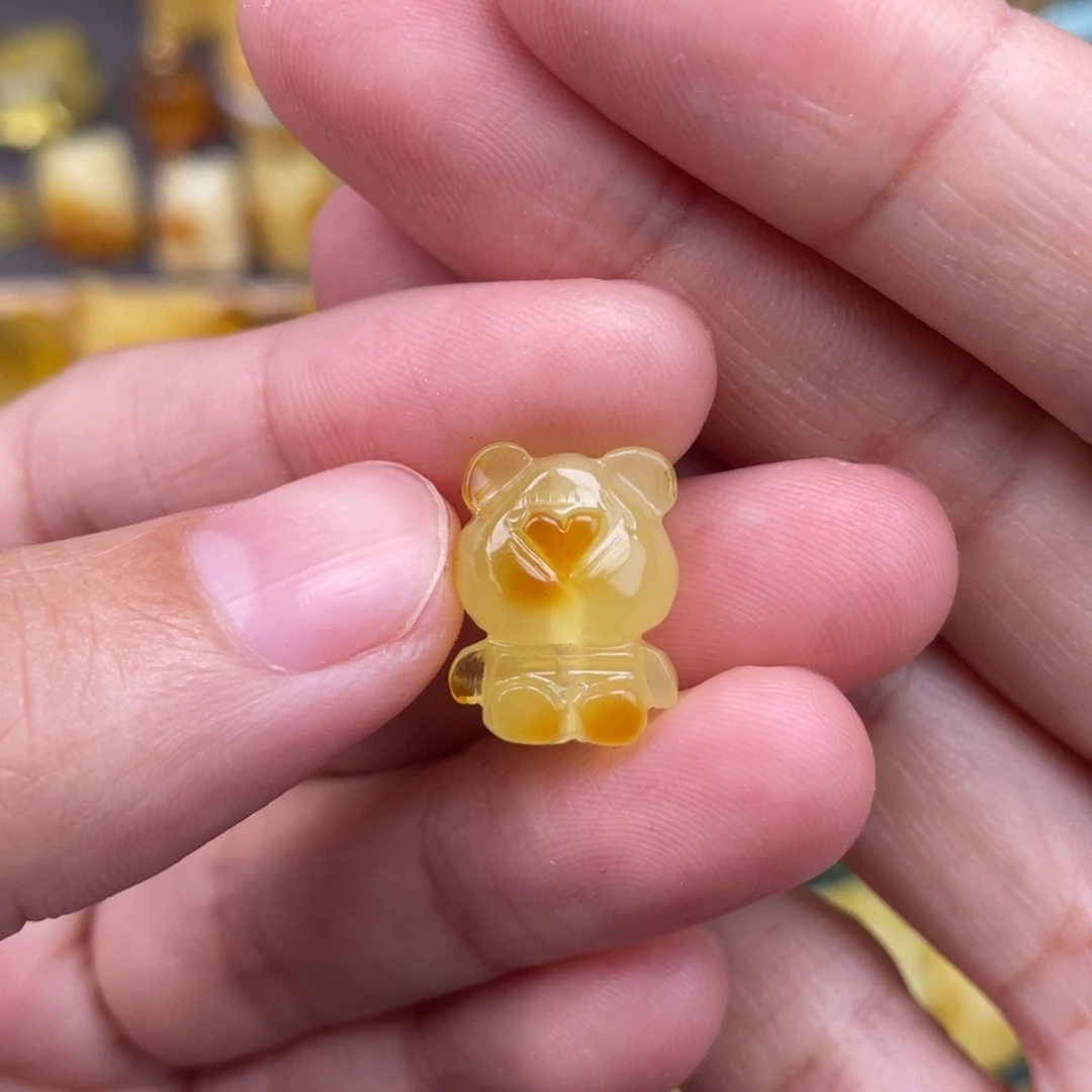 裸石琥珀未镶嵌蜜蜡