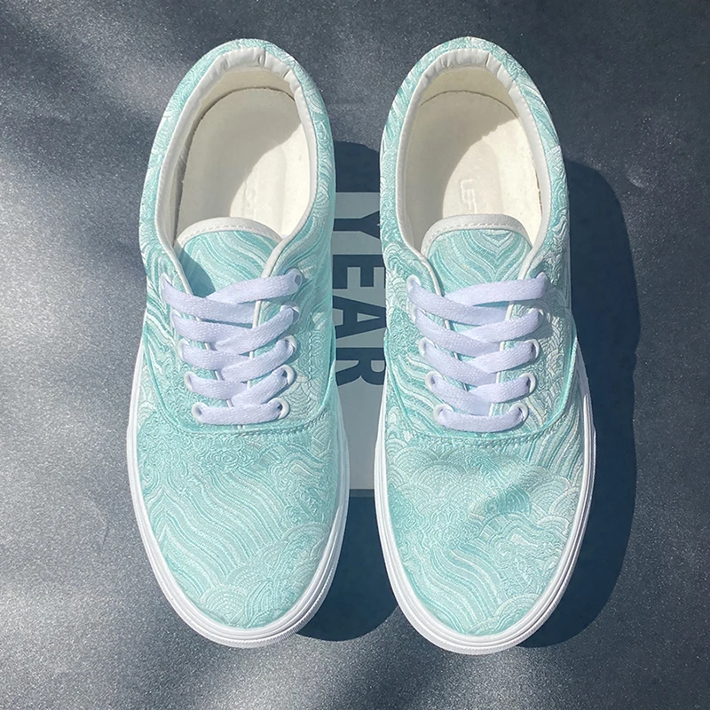 唐潮国风男鞋大码锻面休闲鞋平跟低帮帆布鞋鞋子透气夏季布鞋百搭