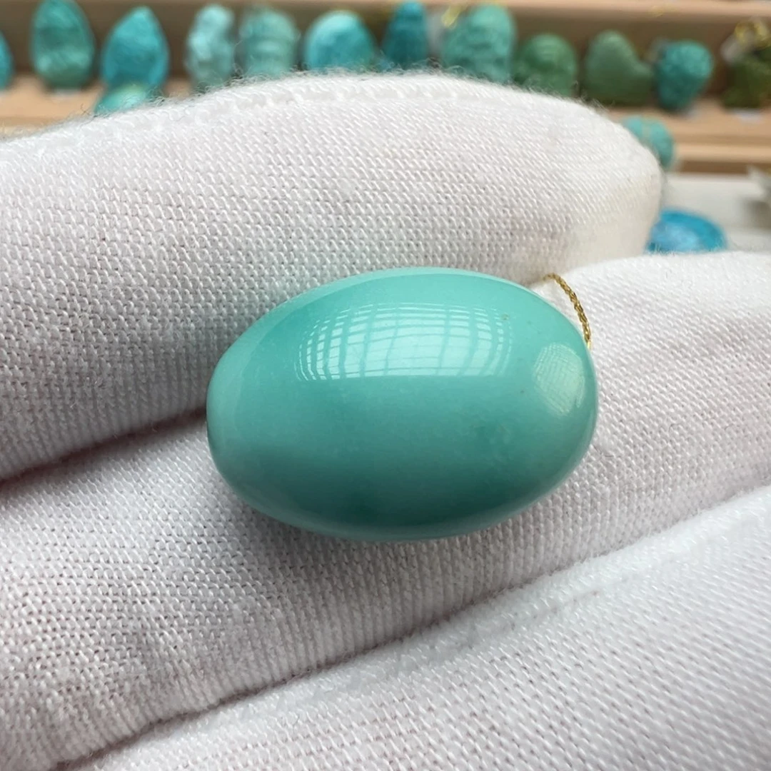 绿松石未镶嵌配饰13.2*18.4