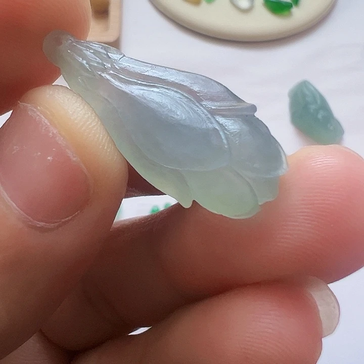 未镶嵌定制翡翠玉兰花