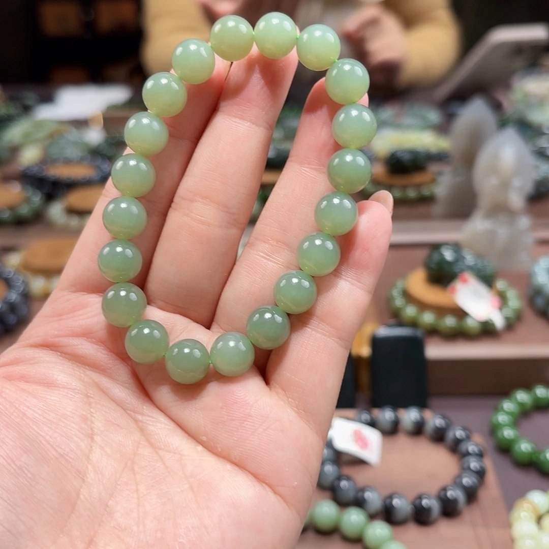 和田玉未镶嵌手链10