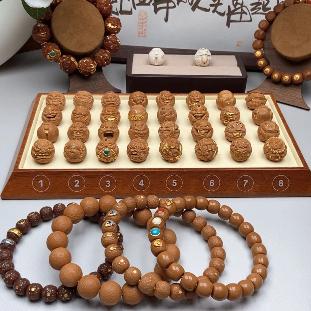 猴头核桃吊坠@****然猴头