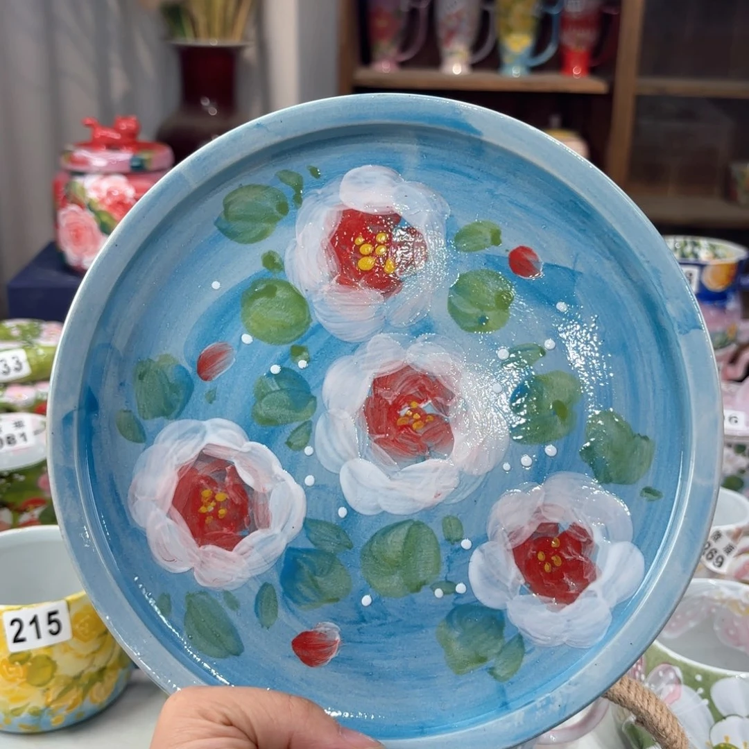 景德镇手绘高温釉下彩陶瓷茶具