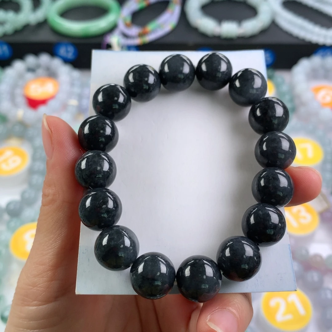 翡翠未镶嵌手链卡13