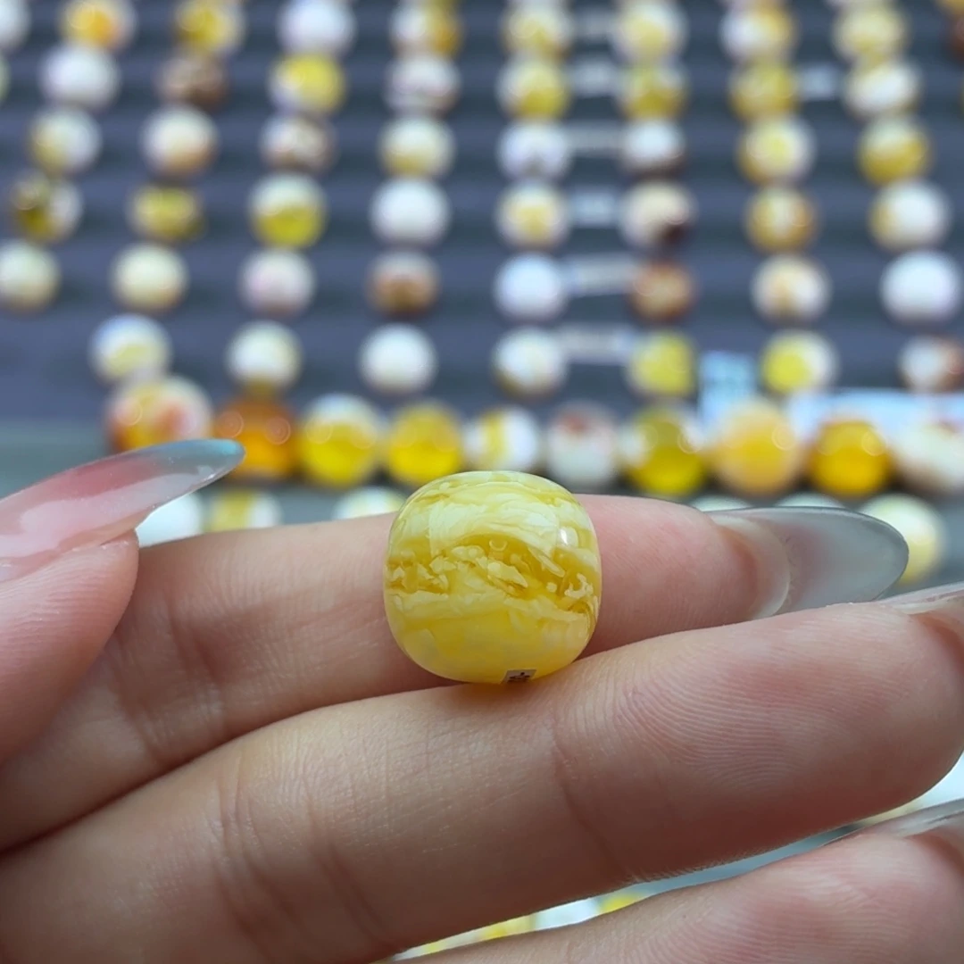 琥珀未镶嵌裸石蜜蜡14虎皮