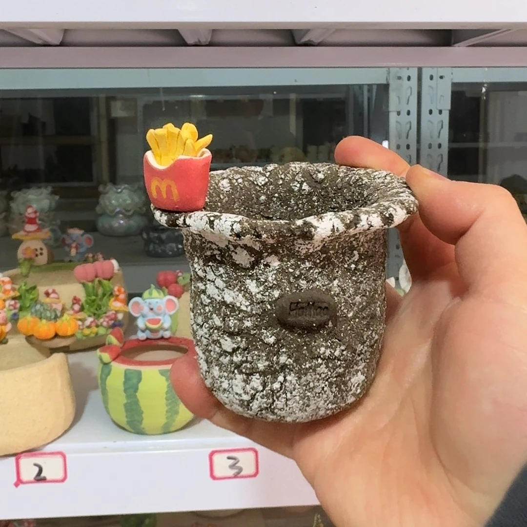 厂家直销手工花盆摆件