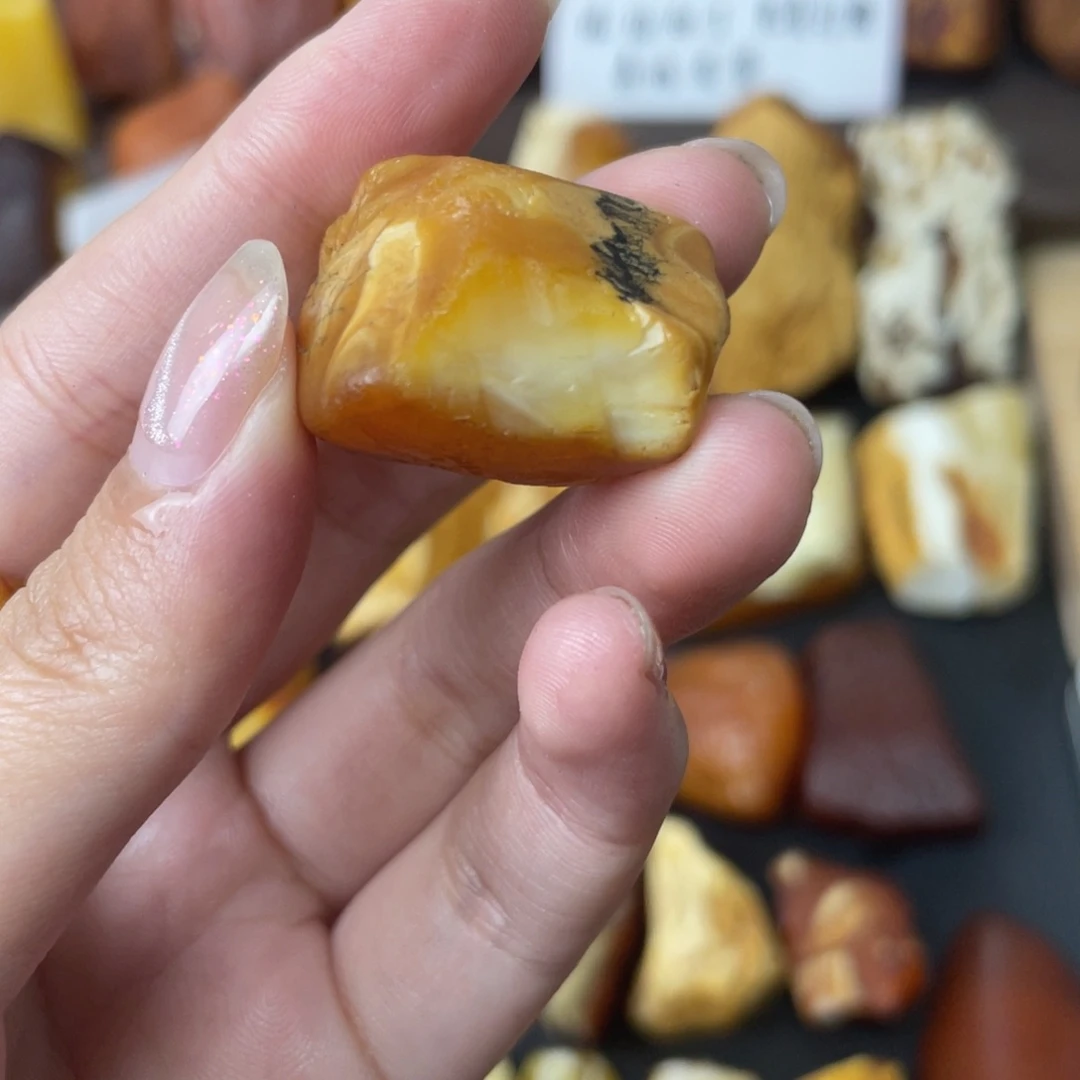 定制蜜蜡半*蜜蜡原石