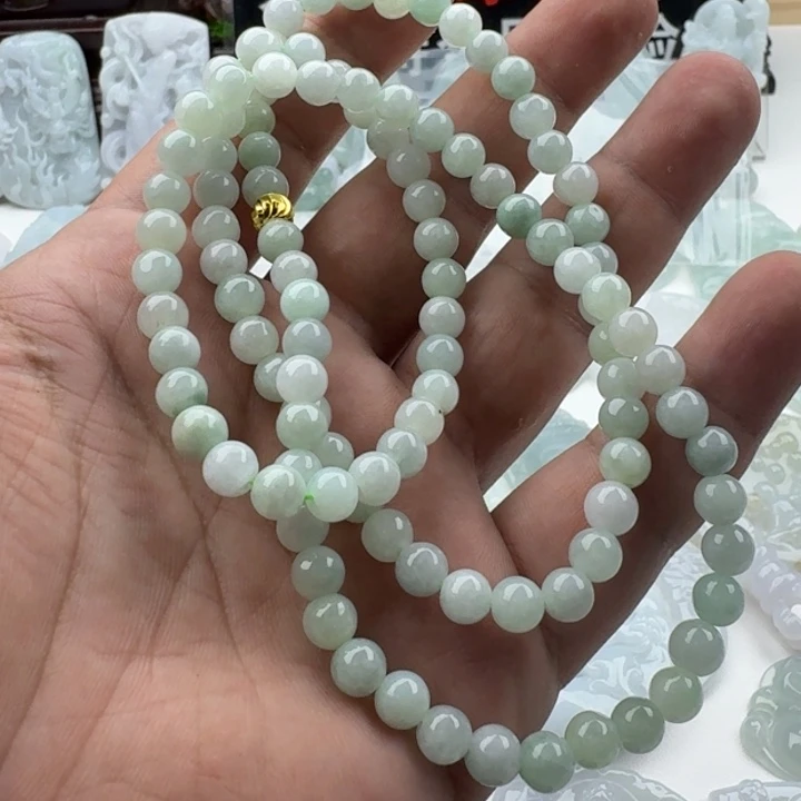翡翠未镶嵌颈饰天然缅甸A货翡翠
