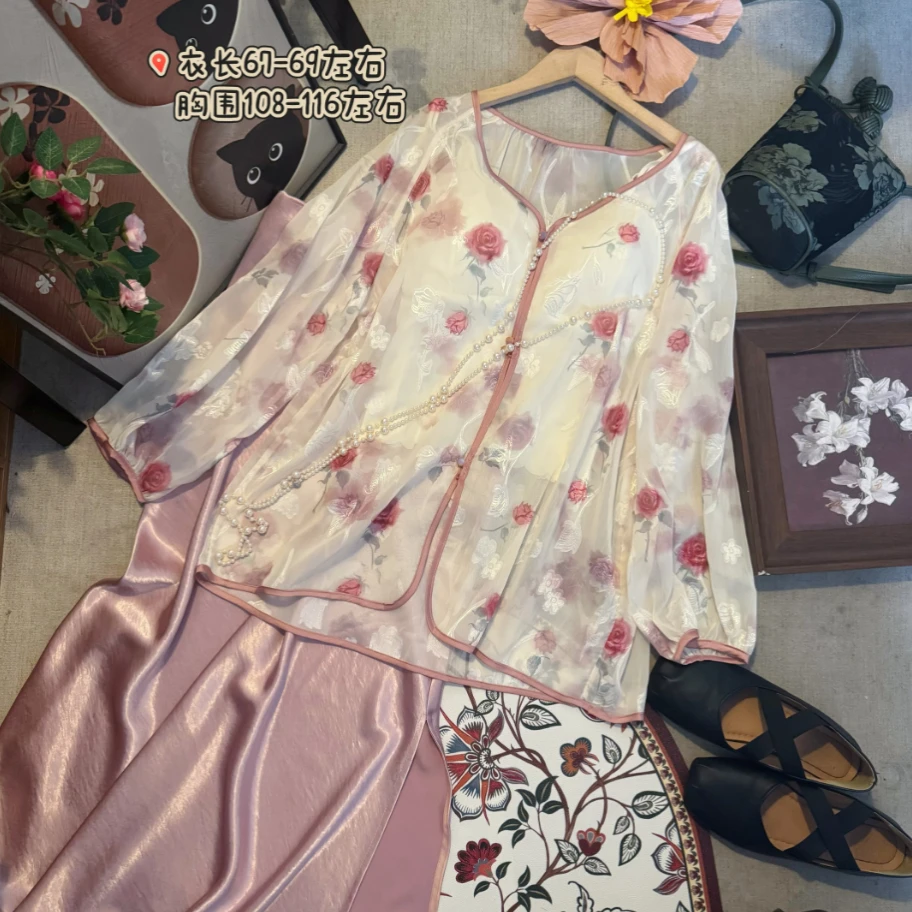 【玫瑰庄园】-新中式国风小众轻奢百搭休闲时尚ins穿搭衬衫