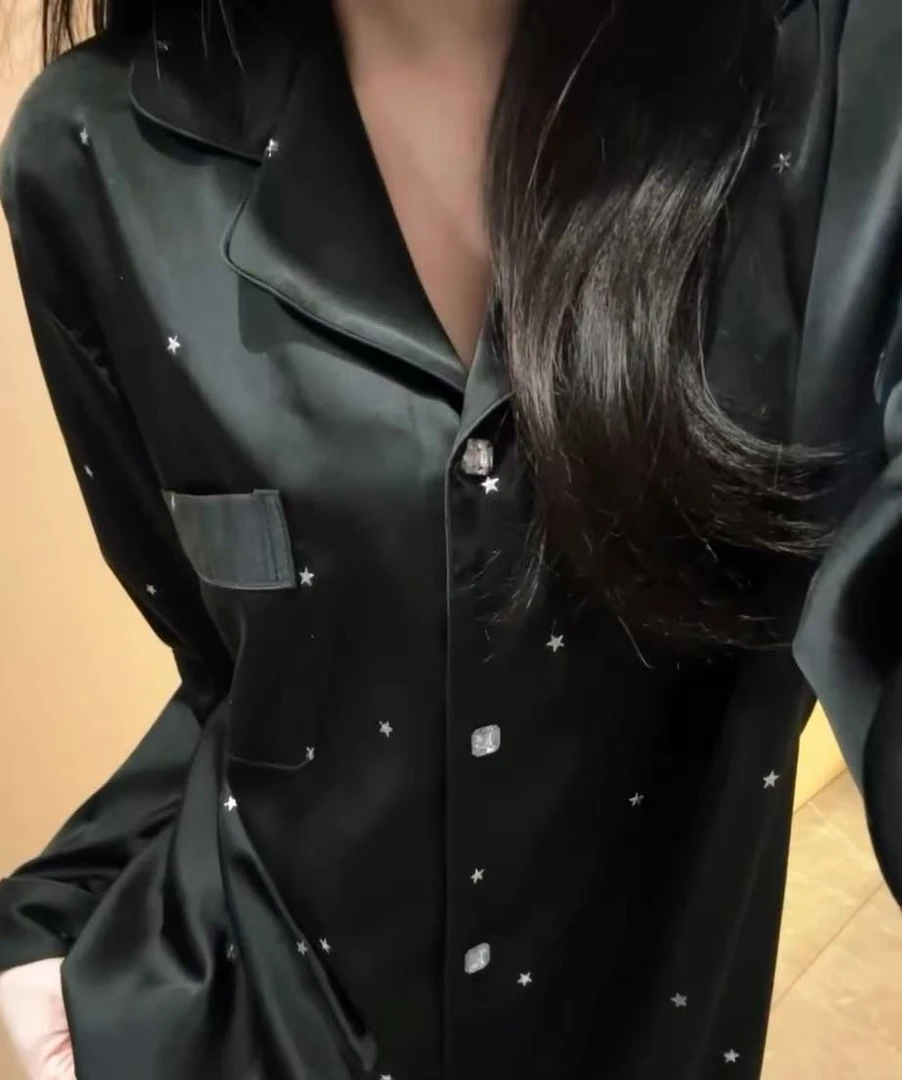 满天星【FUENYOU家居服】轻奢设计师款睡衣网红家居服女套装休闲