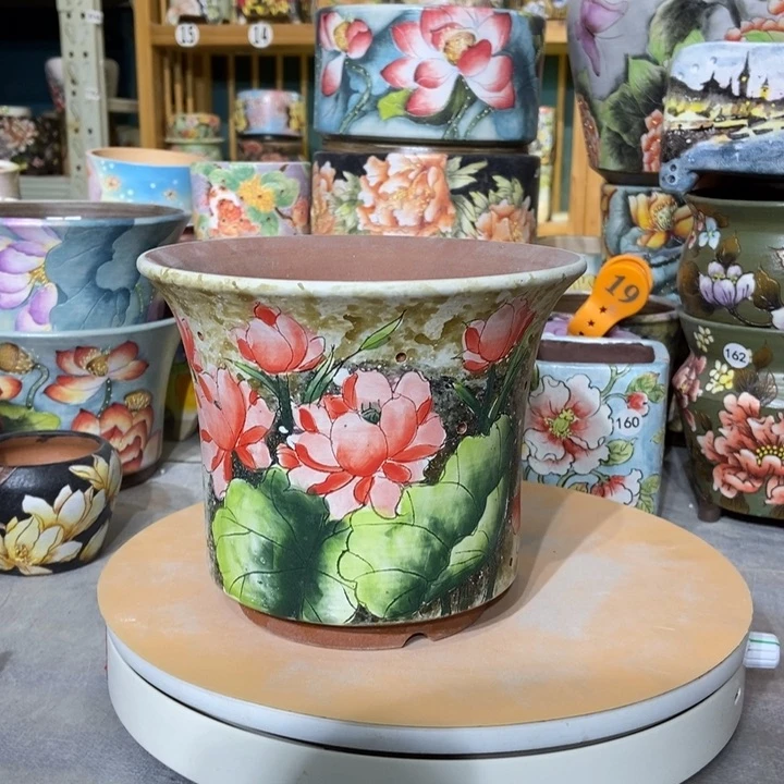 红陶景德镇艺术手绘作品